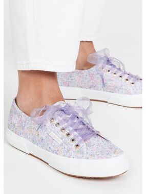 SUPERGA X Loveshackfancy 2750 Flowers Sneaker In Lavender 41 NIB